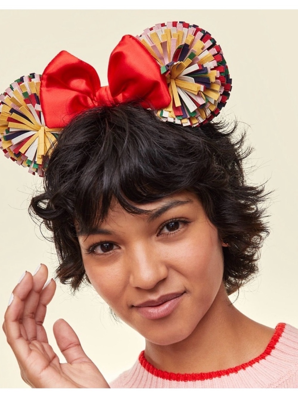 Loungefly Minnie Mouse Pom Pom Ears Headband NWT